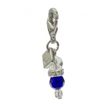 fly hood charm blue