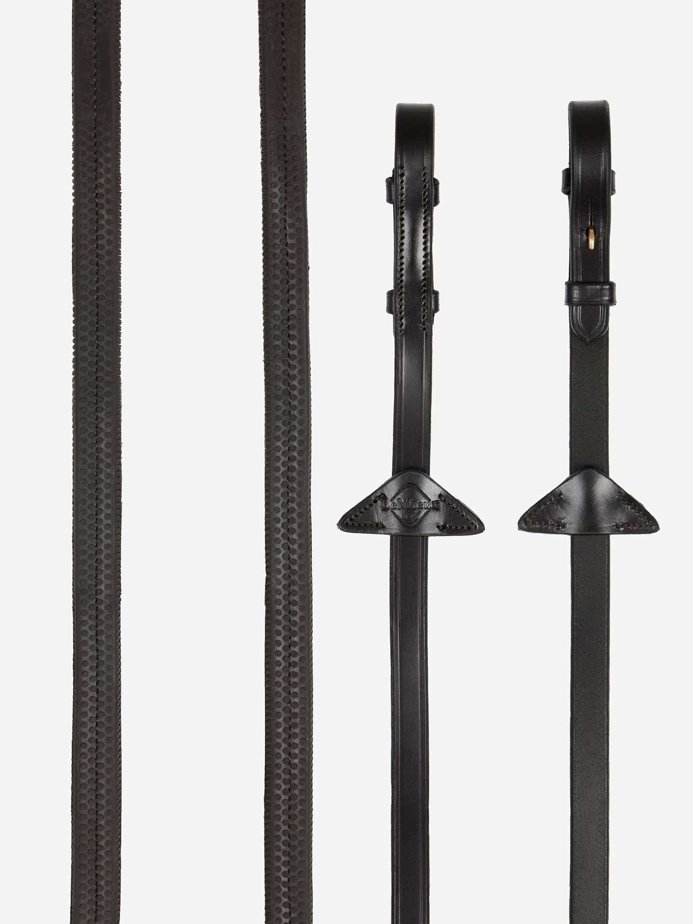rubber reins brown